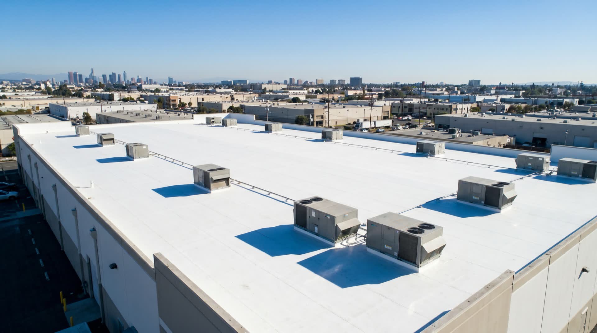 Commercial flat roof systems
