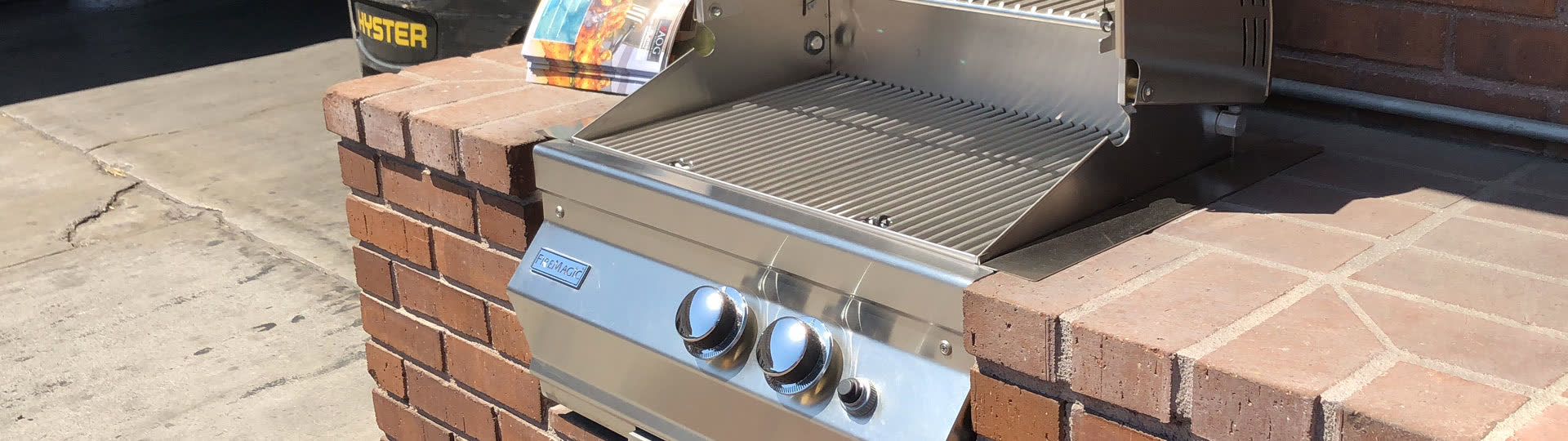 BBQ showroom display
